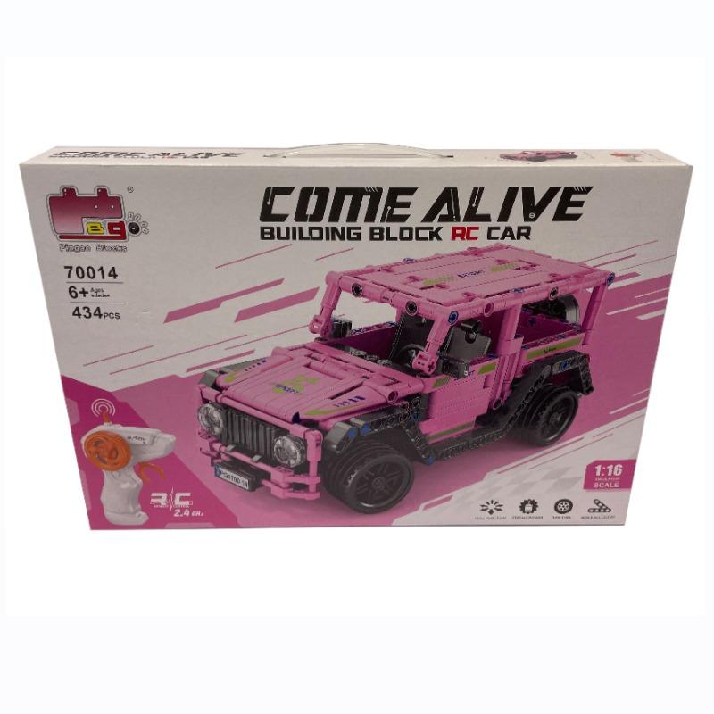 سيارة سباق بتحكم عن بعد - إصدار المستكشف الوردي - 434 قطعة