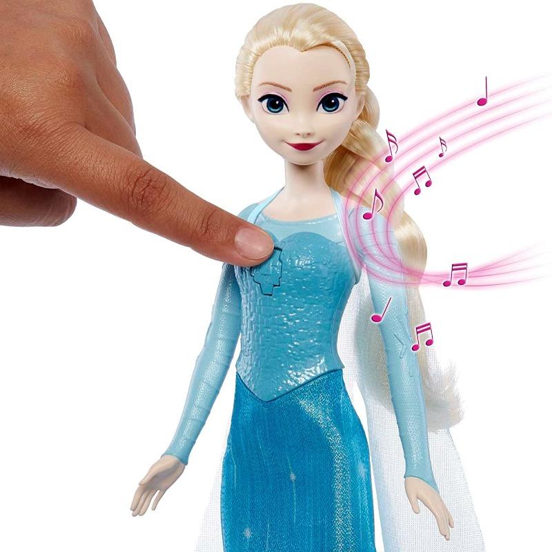 Disney Frozen Singing Elsa Doll In Signature Clothing
