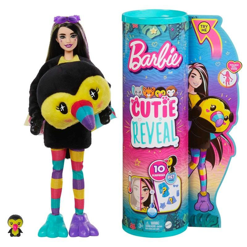 Barbie Cutie Reveal Doll With Plush Toucan Costume