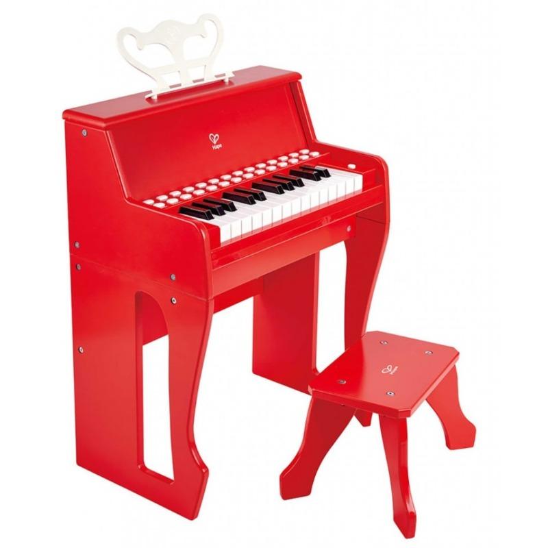 Learn With Lights Red Piano With Stool