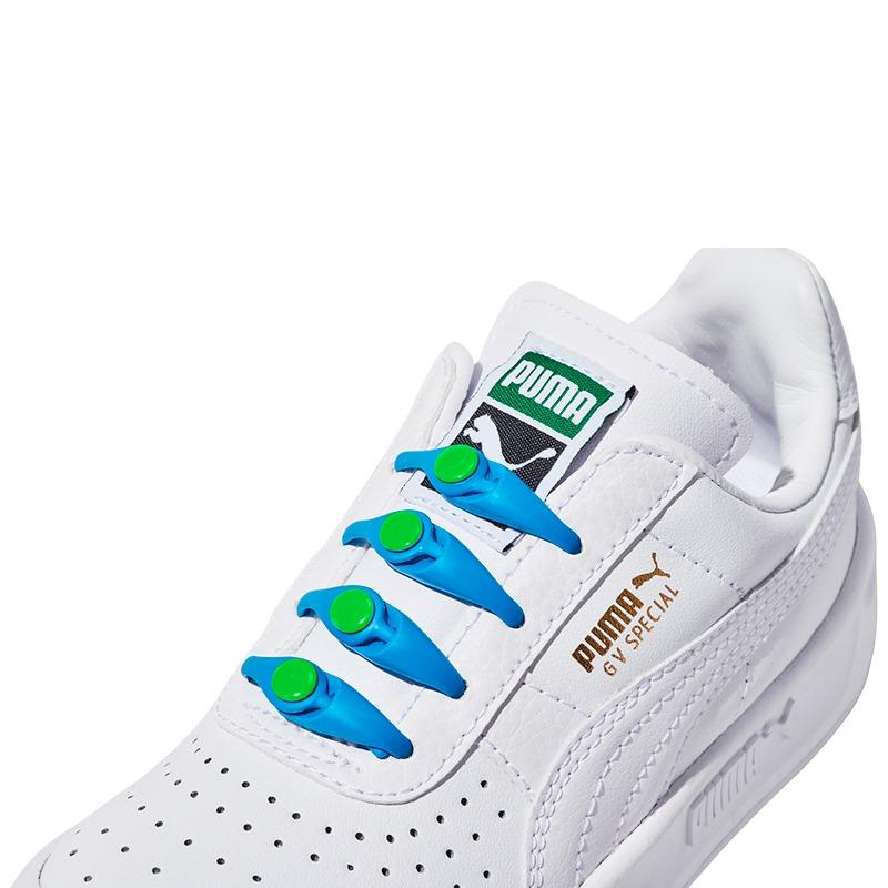 هيكيز - أربطة الحذاء المرنة لون أزرق وأخضر