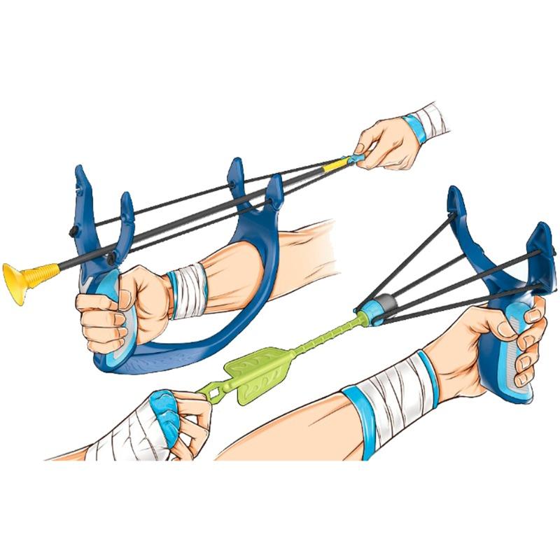 Rubber Slingshot Play Set 2In1 - Blue