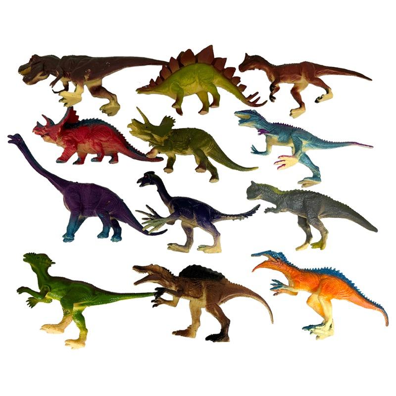 مجسمات عالم الديناصورات عدد 15 قطعة