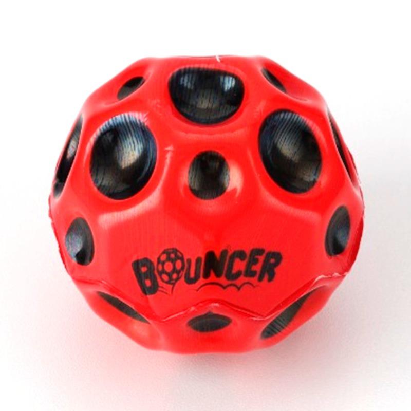 كرة الأرتداد بمقاس 6.5 سم لون أحمر