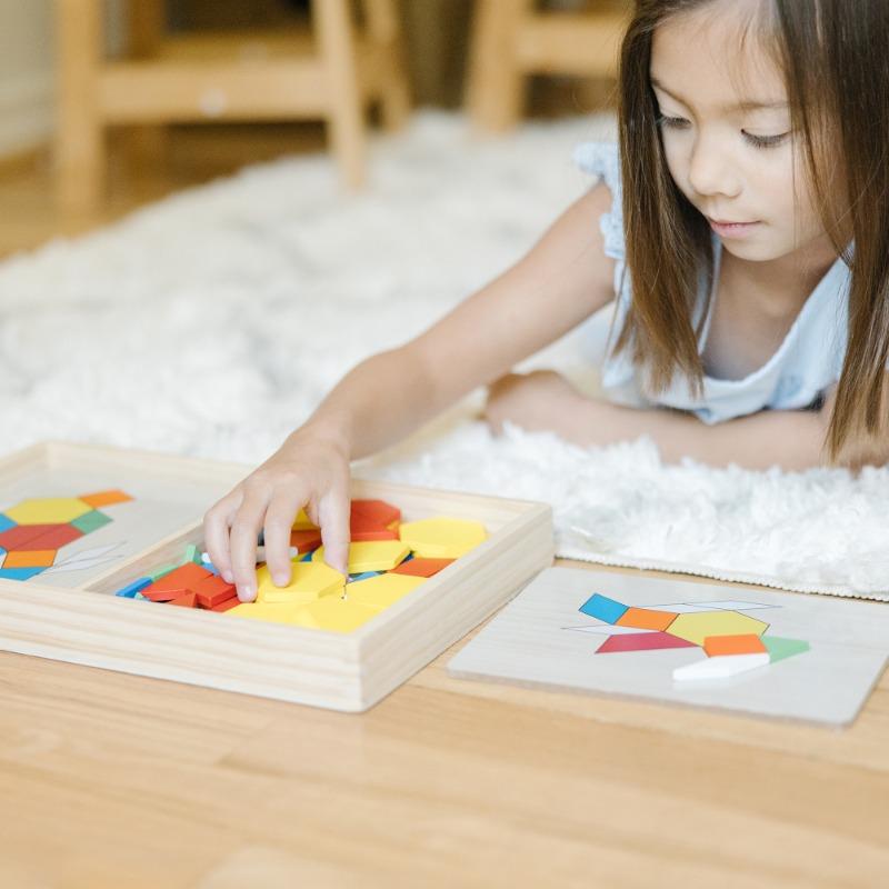 Melissa and Doug Wooden Building Blocks With 120 Solid Wood