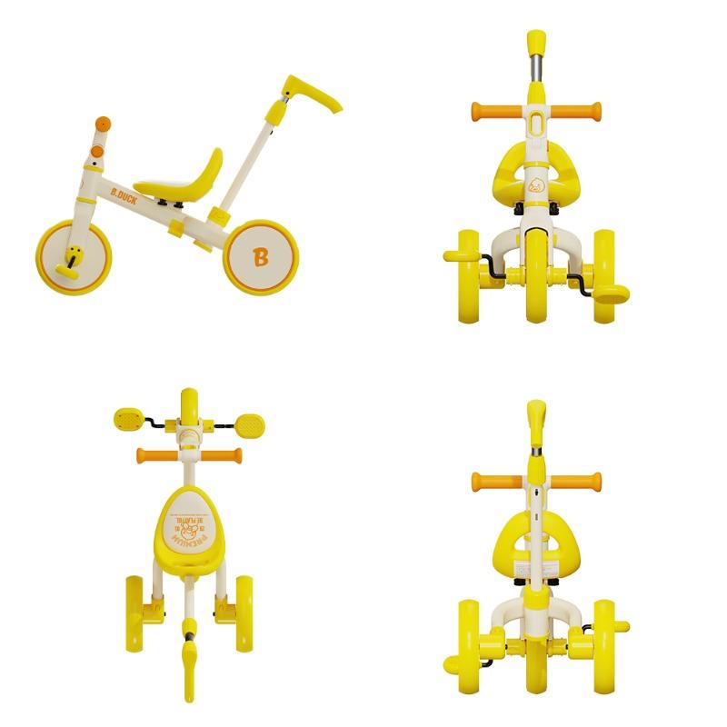 B.Duck 2 In 1 Tricycle and Balance Bike With Handle Bar