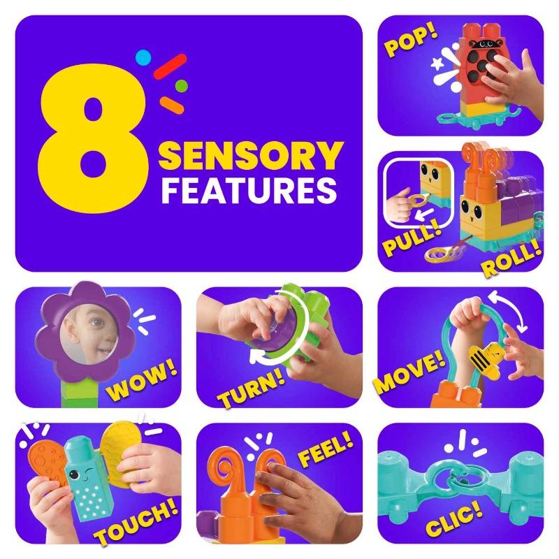 ميجا بلوكس - مجموعة كتل البناء بتصميم اليرقة موف آند جروف