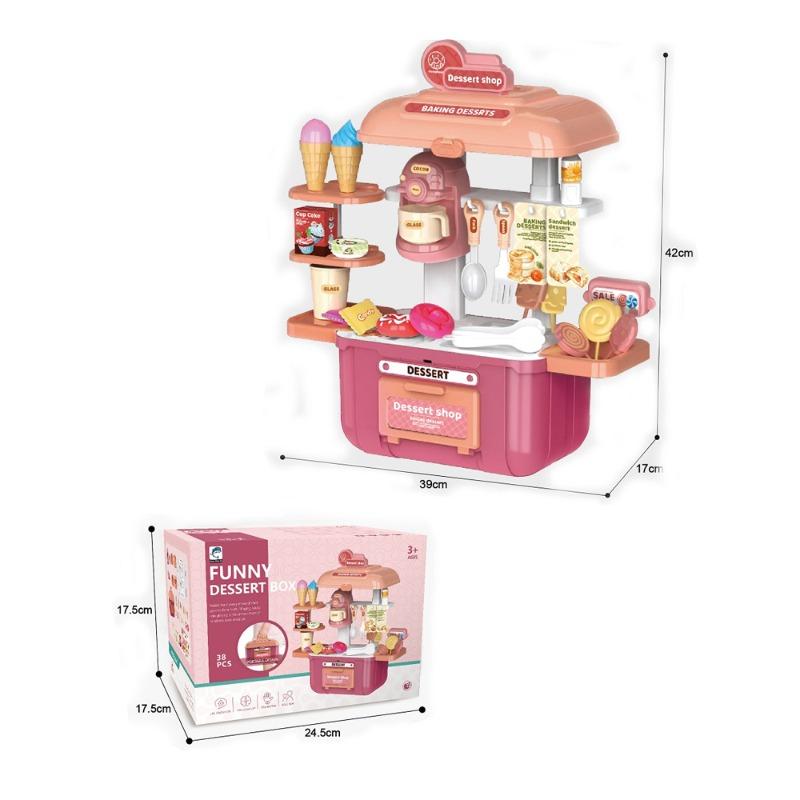 مجموعة لعب صنع الحلويات 38 قطعة