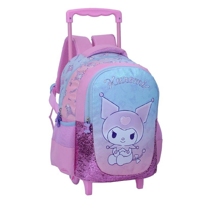 Kuromi Glitter 13.5 Kindergarten Trolley Backpack