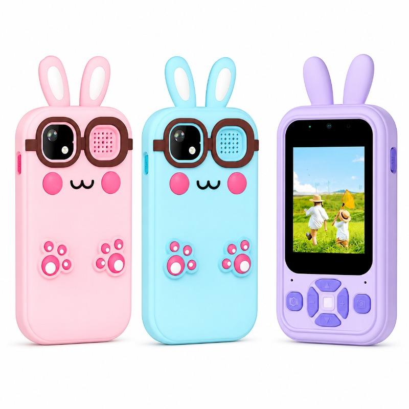 Kids Camera Phone With Keypad - Pink Bunny