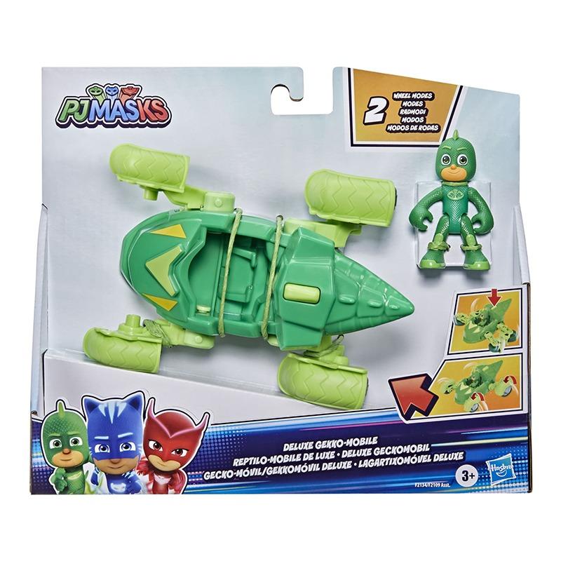 PJ Masks Feauture Vehicle Deluxe Mobile Gekko - Green Color