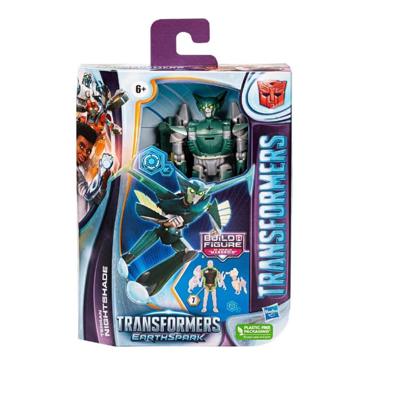 Transformers Toys EarthSpark Deluxe Class Terran Nightshade