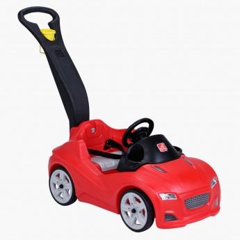 ستب2 - عربة دفع للأطفال لون أحمر