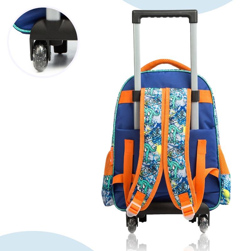 إيزي كيدز - حقيبة مدرسية للأولاد 3 في 1 مع عجلات