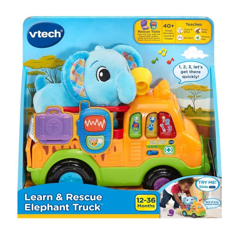 Vtech Learn & Rescue Elephant Truck
