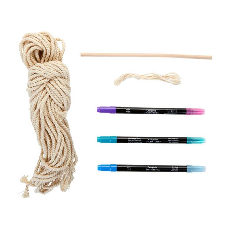 مجموعة صناعة وتزيين علاقة الحائط من الخيوط