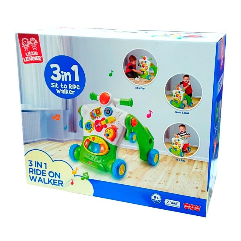 3 In 1 Musical Ride On Walker