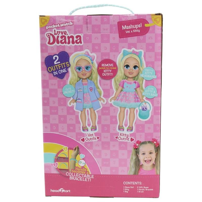 Love Diana Mashup Vet Kitty S3 Doll - 13 Inch