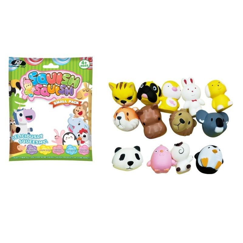 بي جوي سينسوري - سكوشي على شكل حيوان ذات ملمس ناعم صغيرة الحجم - عدد1