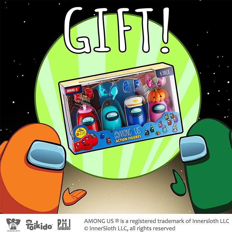 Among Us Action Figure Window - 4 Pack