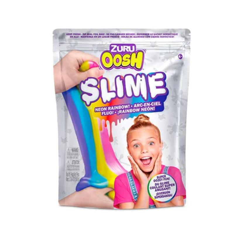 Zuru Osh Neon Rainbow Slime Glow in the Dark 1000g