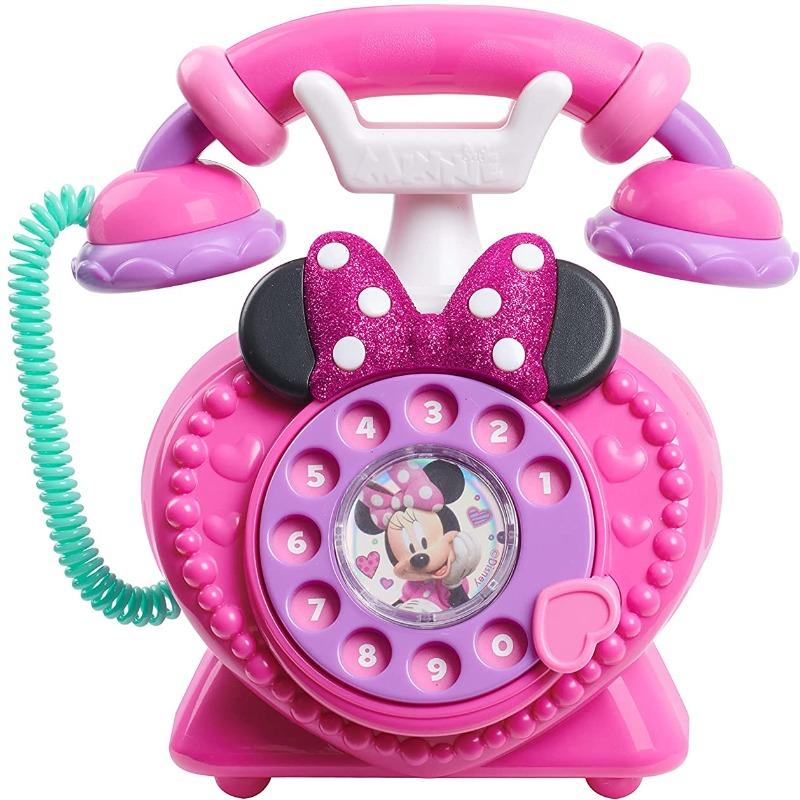 Disney Junior - Minnie Mouse Ring Me Rotary Phone with Lights and Sounds Pink