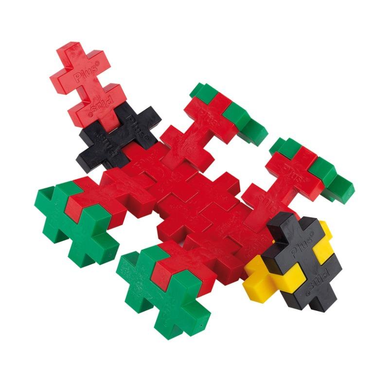 Little Builder Bundle (Plus-Plus BIG Building Set + Frank Match It Puzzle)