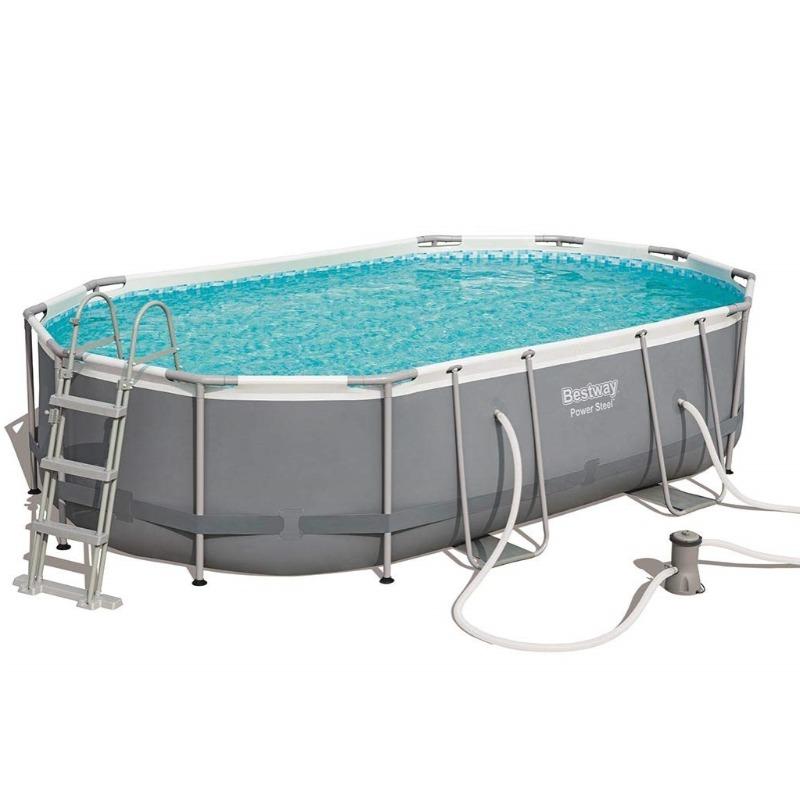 بيست واي - مسبح بيضاوي باور ستيل