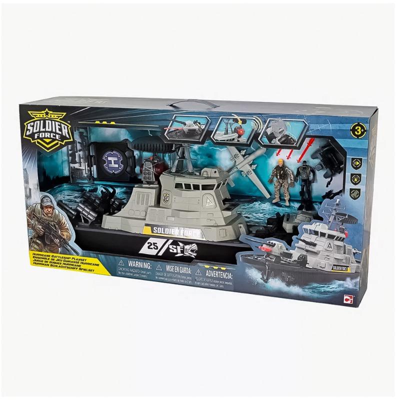 Chapmei Soldier Force Hurricane Battleship Playset