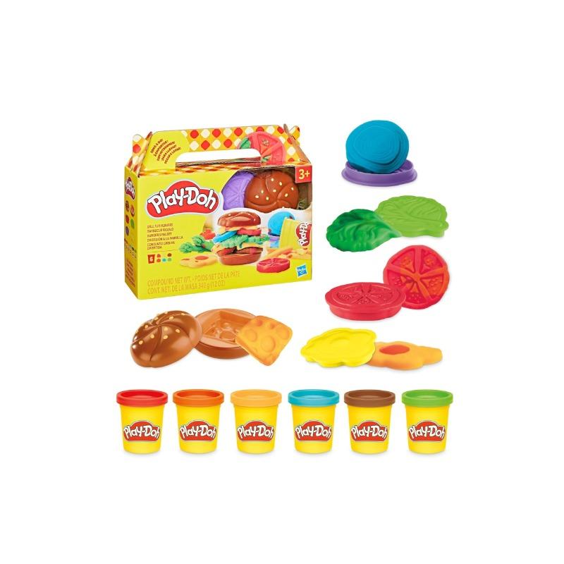 بلاي دوه - مجموعة الصلصال بلاي كتشن فن توي للاطفال 6 الوان