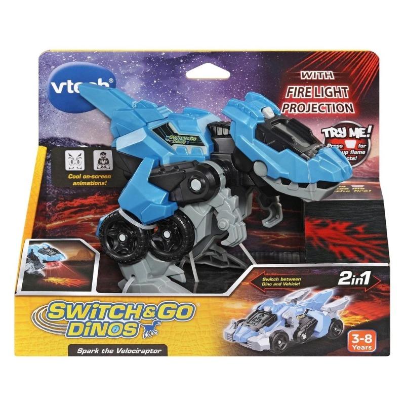 Vtech Switch And Go Dinos Spark The Velociraptor