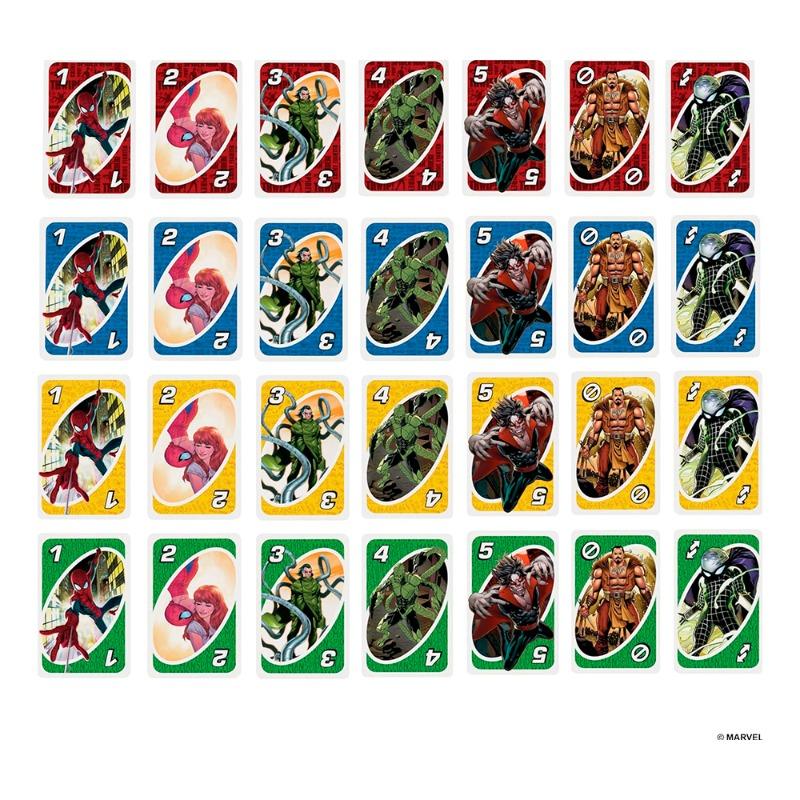 بطاقات أونو ذا أميزنج سبايدر مان