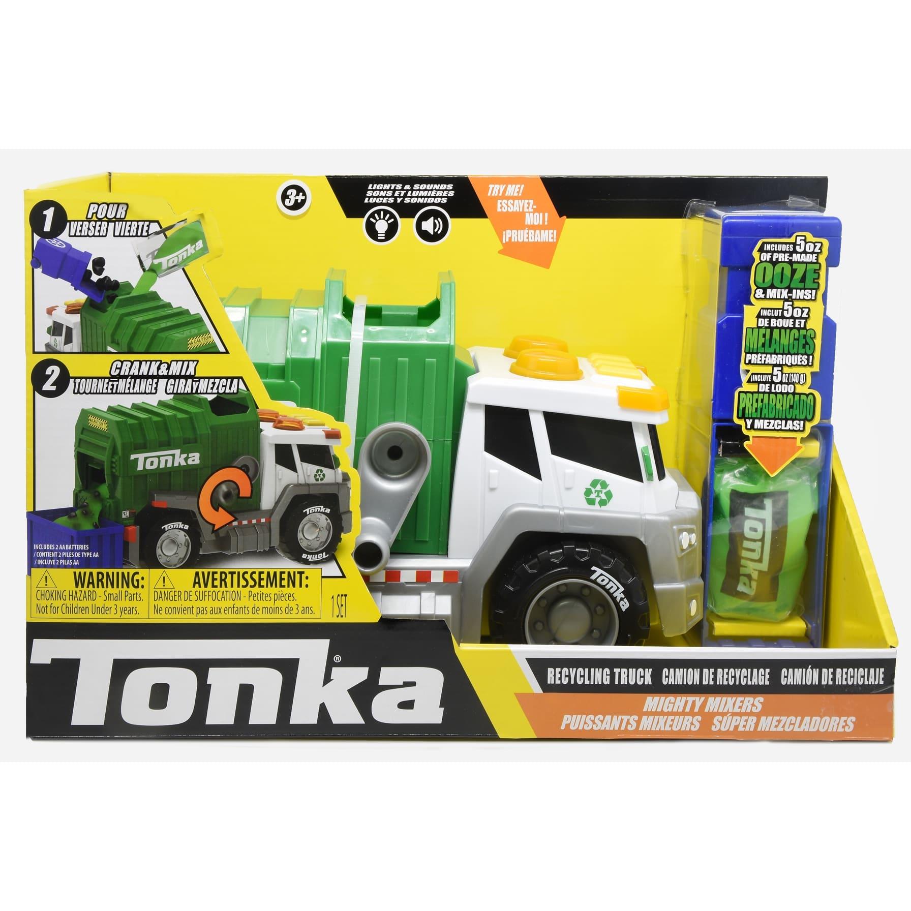 Tonka Steel Classics Mighty Mixers Recycling Truck