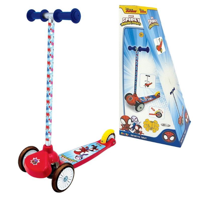 Smoby Spidey 3w Twist Scooter