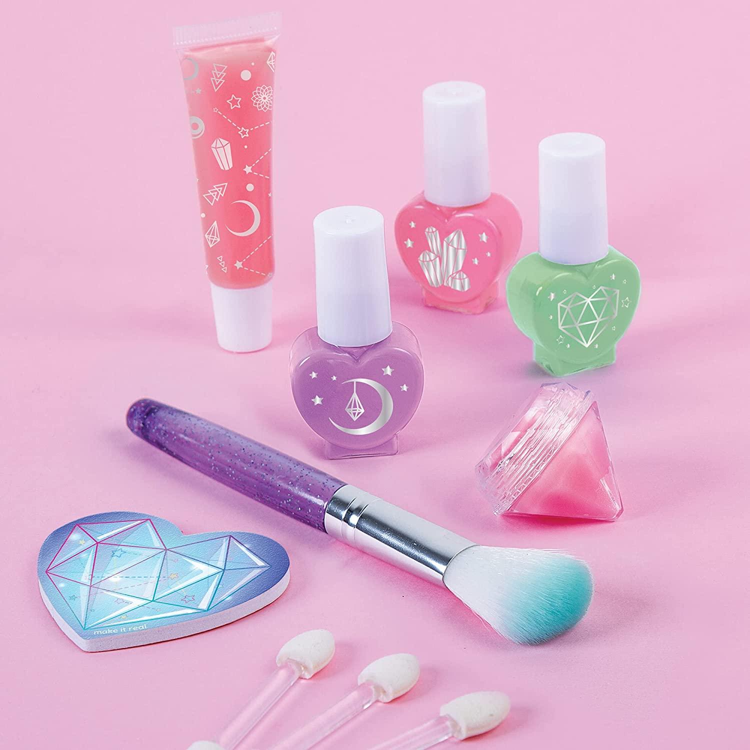 ميك إت ريل - مجموعة حقيبة مستحضرات التجميل المضيئة لون بنفسجي