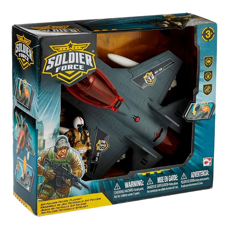 Soldier Force Falcon Command Jet Playset