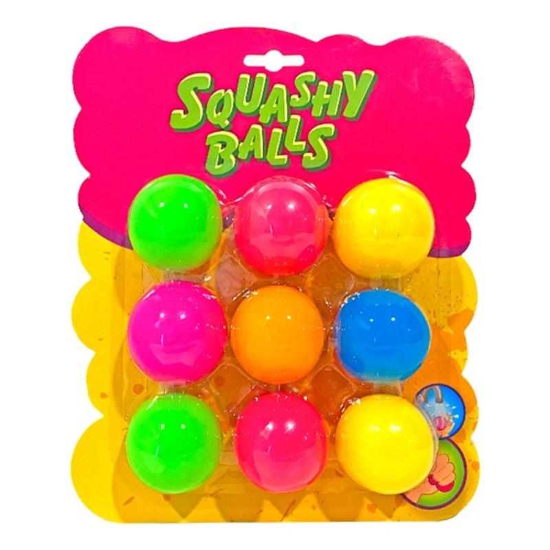 Sticky Squishy Ball - 9 Pack