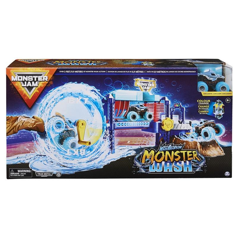Monster Jam 1:64 Scale TV Driver Playset - Car Wash