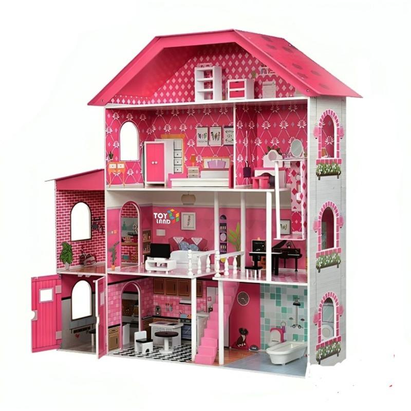 Kidland Princess Doll Wooden House Playset