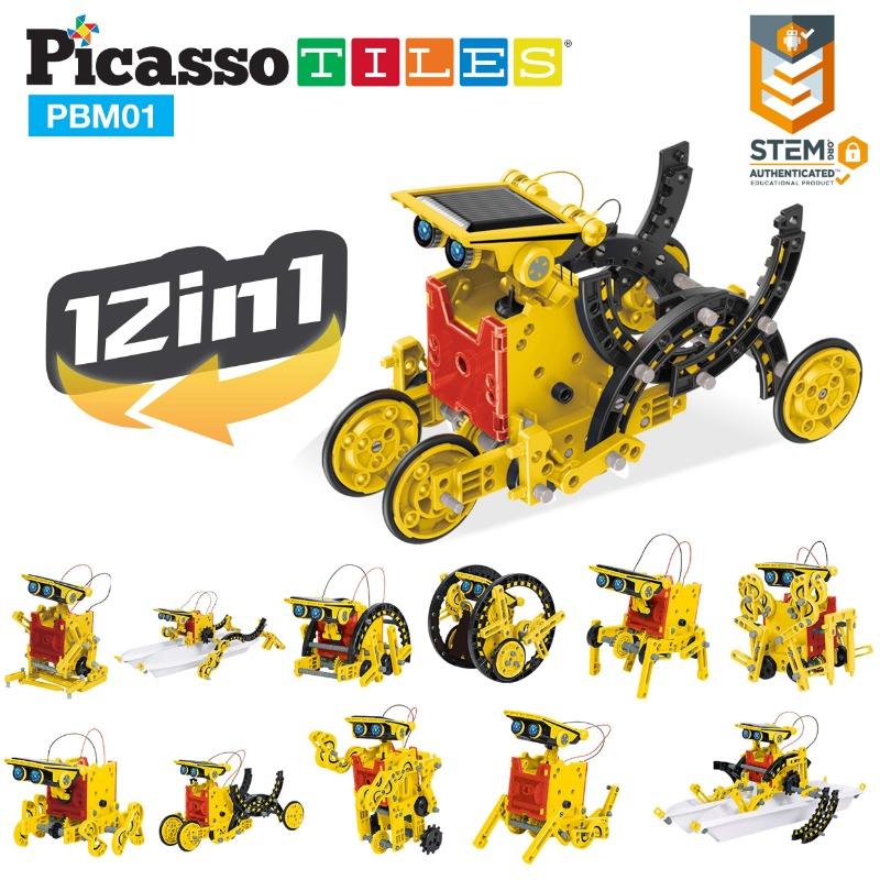 Picasso - 12 in 1 Solar Powered Space Robot Science Kit