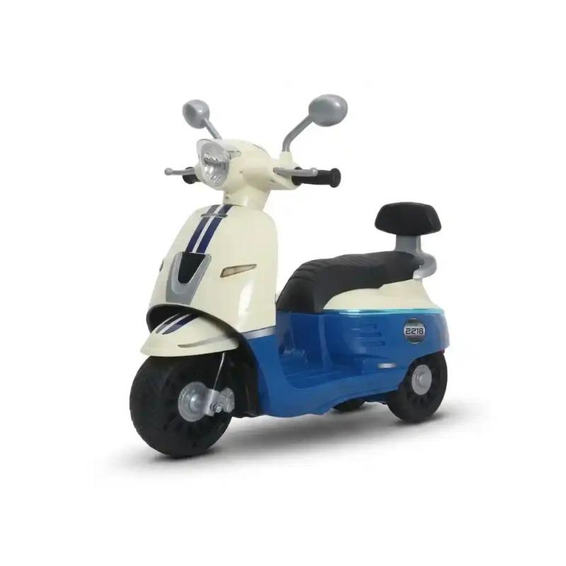 Tobbi Kids Vintage Vespa Motor Bike - Blue
