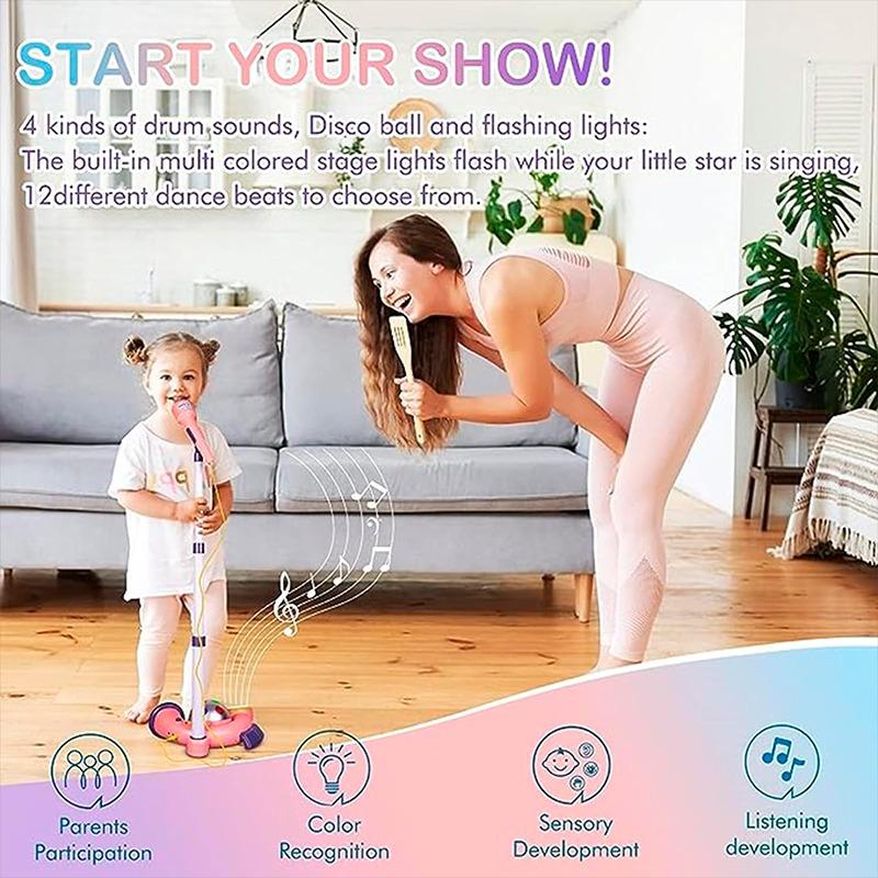 مجموعة الأدوات الموسقية متعددة الوظائف لون وردي