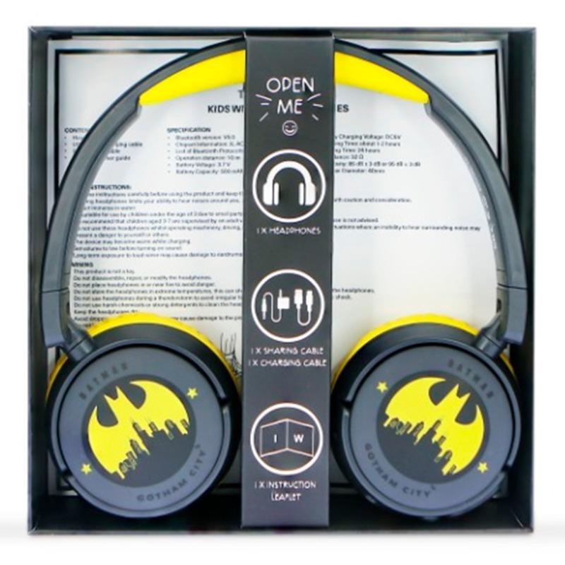 DC Comics Batman Gotham City Kids Wireless Headphones
