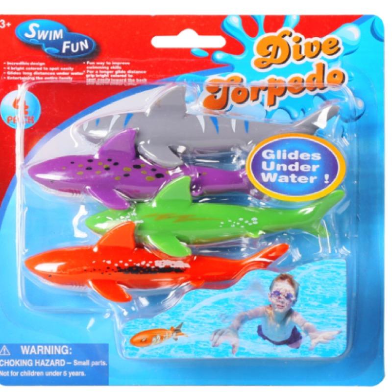 Mondo Diving Shark Toys 4 Pcs