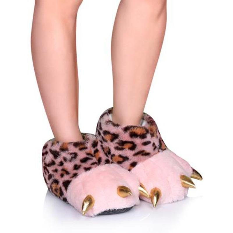 تويجي - سليبر بتصميم ليوبارد لون وردي مقاس 39-40