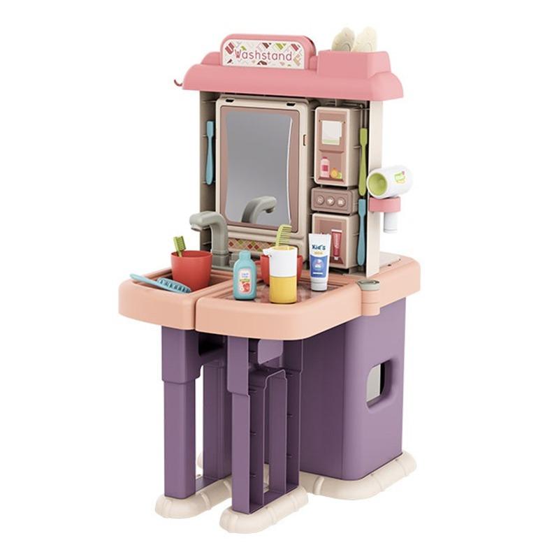 مطبخ مزدوج الجانب مع مغسلة