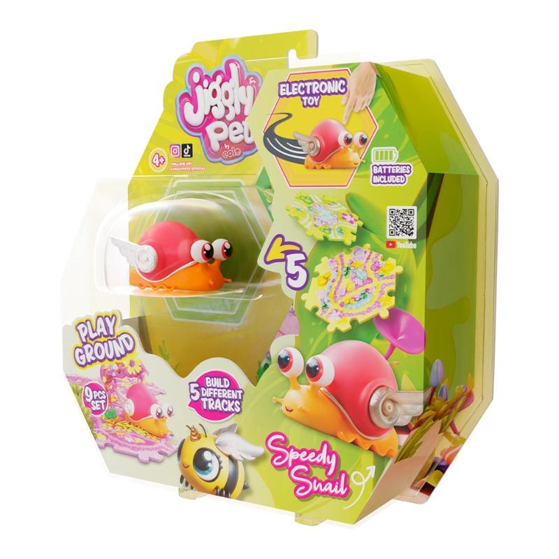 جيجلي بيتس - دمية الحلزون البرتقالي الالكترونية