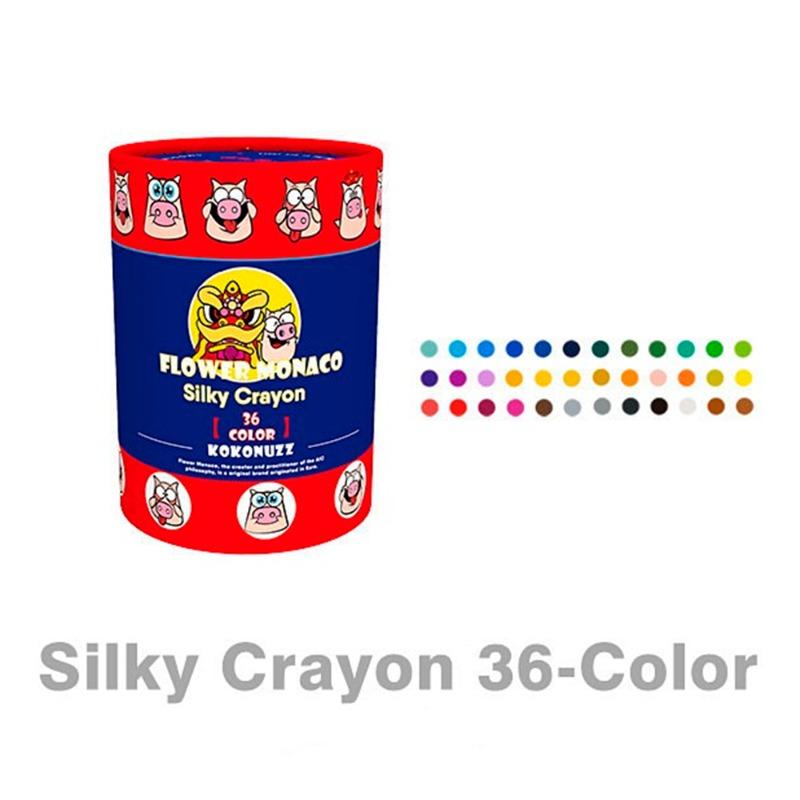 Lebze Flower Monaco Crayons 36 Color Pull