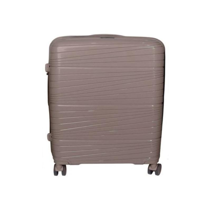 حقيبة سفر بعجلات مقاس 20 بوصة لون كافية