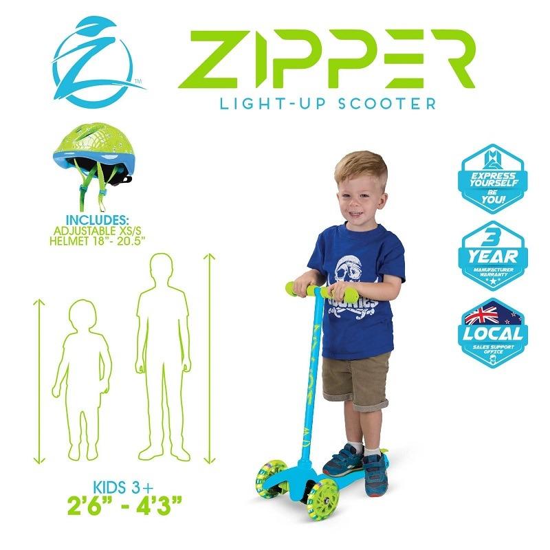 Madd Gear Zycom Zipper Scooter Combo - Blue Lime